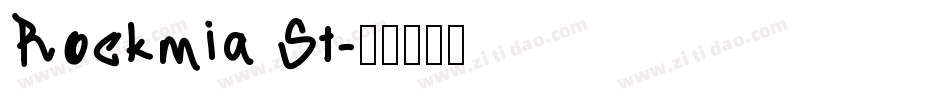 Rockmia St字体转换